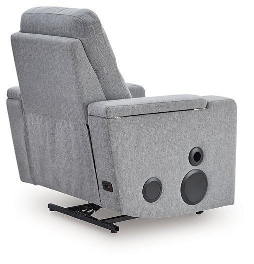 Pineland Power Glider Recliner with Audio System - Faith Furniture (Manhattan, KS)