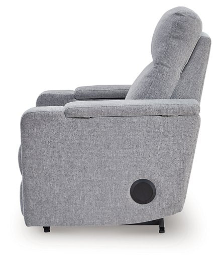 Pineland Power Glider Recliner with Audio System - Faith Furniture (Manhattan, KS)