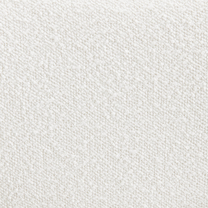 Portland Arm Chair with Snow White Fabric in Black (2 Per Carton)