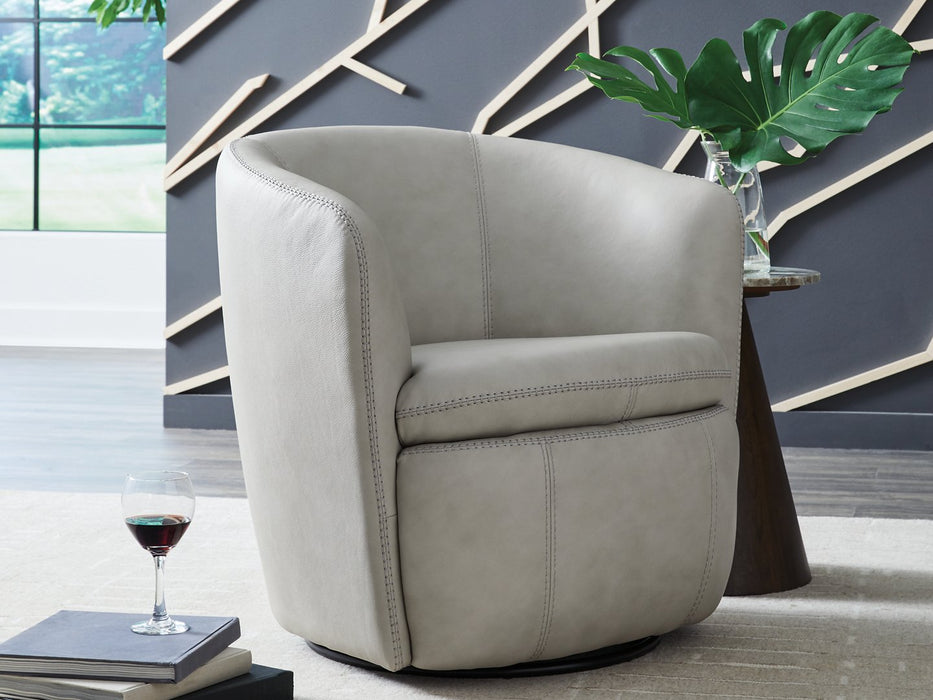 Kierreys Swivel Accent Chair - Faith Furniture (Manhattan, KS)