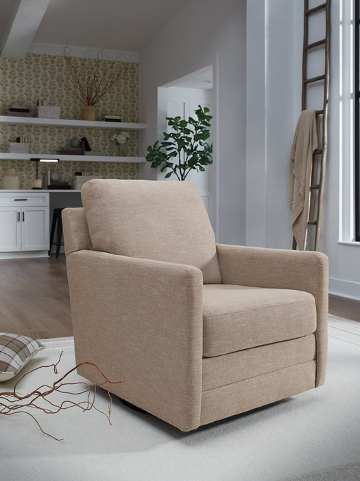 Freybourne Next-Gen Nuvella Swivel Accent Chair - Faith Furniture (Manhattan, KS)