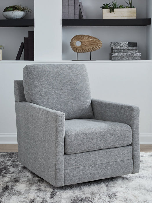 Freybourne Next-Gen Nuvella Swivel Accent Chair - Faith Furniture (Manhattan, KS)