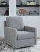 Freybourne Next-Gen Nuvella Swivel Accent Chair - Faith Furniture (Manhattan, KS)