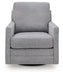 Freybourne Next-Gen Nuvella Swivel Accent Chair - Faith Furniture (Manhattan, KS)