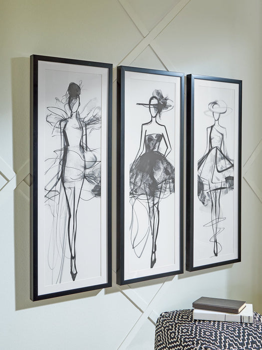 Mckerrick Wall Art Set (Set of 3) - Faith Furniture (Manhattan, KS)