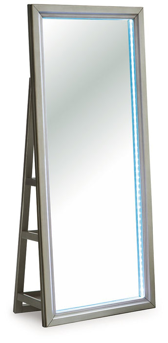Evesen Floor Standing Mirror/Storage - Faith Furniture (Manhattan, KS)