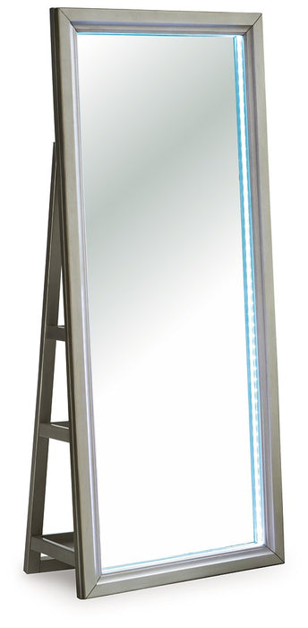 Evesen Floor Standing Mirror/Storage - Faith Furniture (Manhattan, KS)