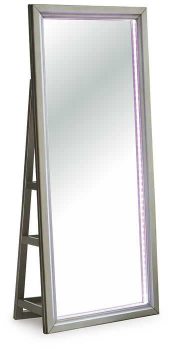 Evesen Floor Standing Mirror/Storage - Faith Furniture (Manhattan, KS)