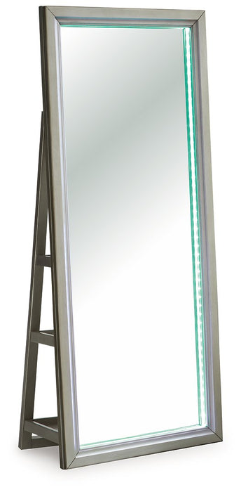 Evesen Floor Standing Mirror/Storage - Faith Furniture (Manhattan, KS)