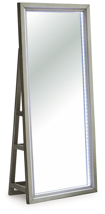 Evesen Floor Standing Mirror/Storage - Faith Furniture (Manhattan, KS)