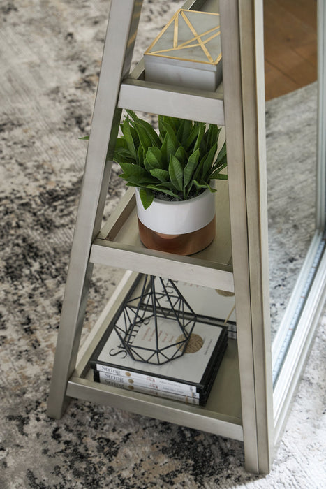 Evesen Floor Standing Mirror/Storage - Faith Furniture (Manhattan, KS)