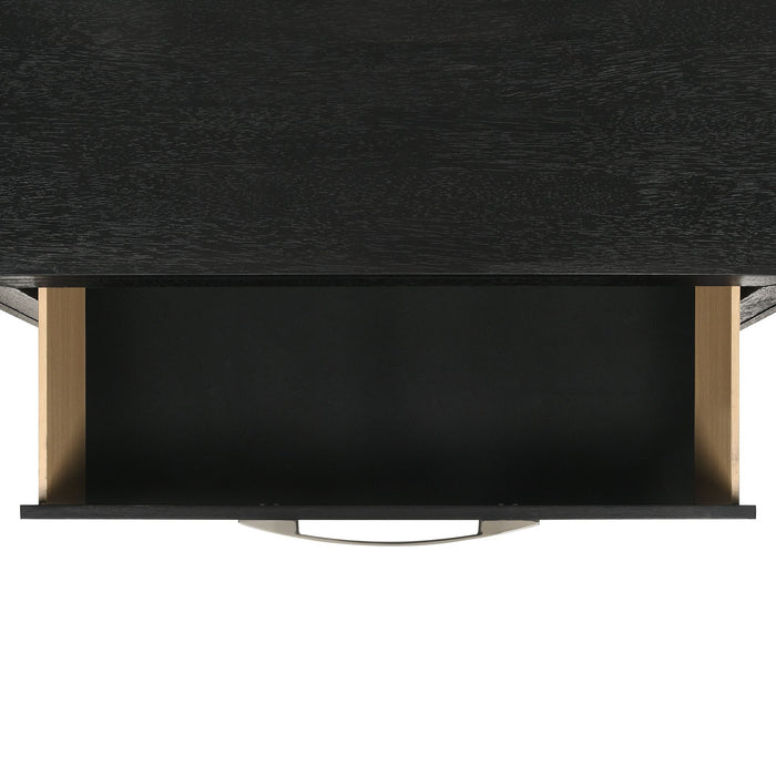 Allan 5-Drawer Chest in Black