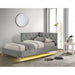 Amberley UPH Corner Bed with LED and USB - Faith Furniture (Manhattan, KS)