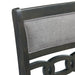 Amherst Dining Side Chair W/Fabric Cushion Side Stretcher Grey Finish (2 Per Pack) - Faith Furniture (Manhattan, KS)