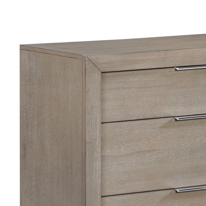 Arcadia Dresser & Mirror Set in Grey