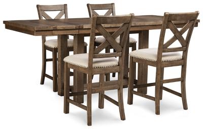 Moriville Counter Height Dining Set - Faith Furniture (Manhattan, KS)