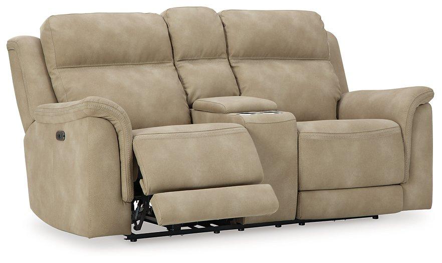 Next-Gen DuraPella Power Reclining Loveseat with Console - Faith Furniture (Manhattan, KS)