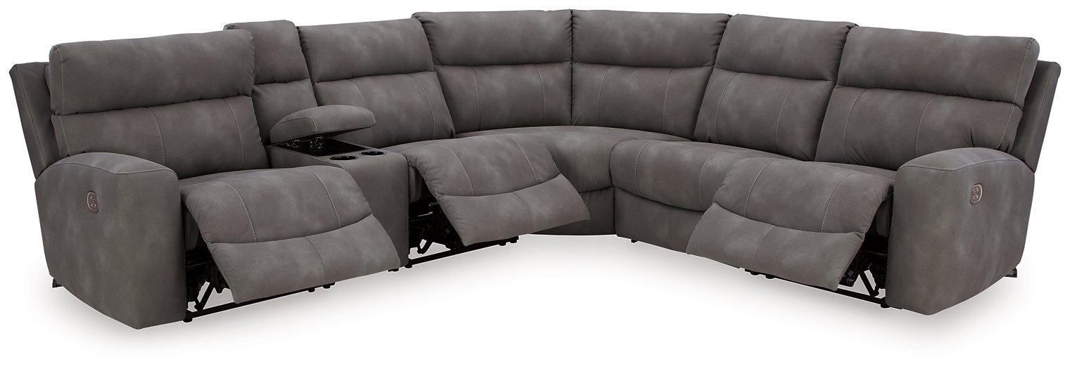 Next-Gen DuraPella Power Reclining Sectional - Faith Furniture (Manhattan, KS)