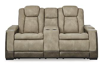 Next-Gen DuraPella Power Reclining Loveseat with Console - Faith Furniture (Manhattan, KS)