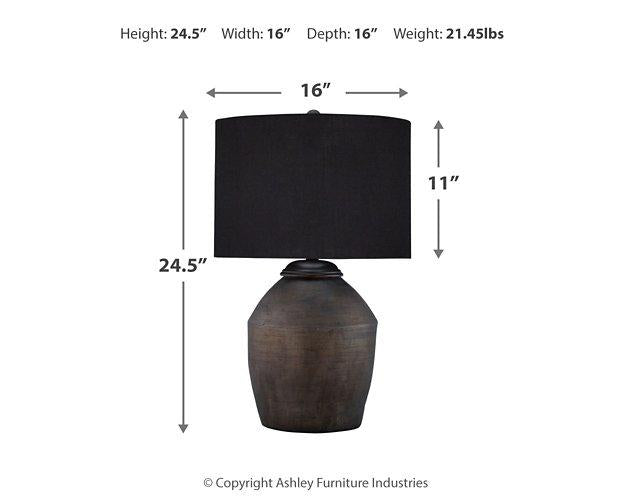 Naareman Lamp Set - Faith Furniture (Manhattan, KS)