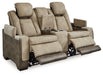 Next-Gen DuraPella Power Reclining Loveseat with Console - Faith Furniture (Manhattan, KS)