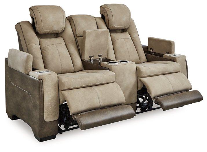 Next-Gen DuraPella Power Reclining Loveseat with Console - Faith Furniture (Manhattan, KS)