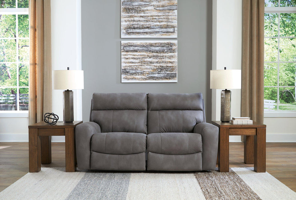 Next-Gen DuraPella Power Reclining Sectional Loveseat - Faith Furniture (Manhattan, KS)