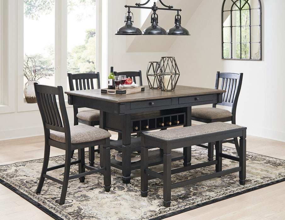Tyler Creek Counter Height Dining Set - Faith Furniture (Manhattan, KS)