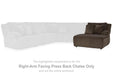 Top Tier Sectional Sofa Chaise - Faith Furniture (Manhattan, KS)
