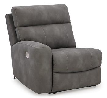 Next-Gen DuraPella Power Reclining Sectional Loveseat - Faith Furniture (Manhattan, KS)