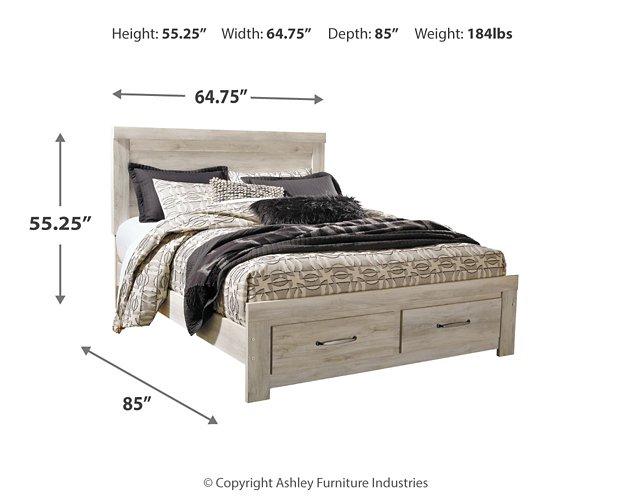 Bellaby Bed with 2 Storage Drawers - Faith Furniture (Manhattan, KS)