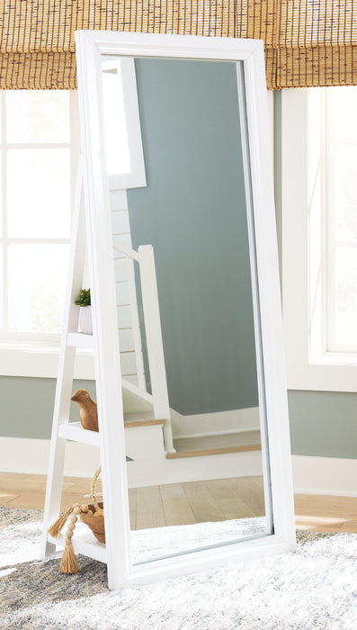 Evesen Floor Standing Mirror/Storage - Faith Furniture (Manhattan, KS)