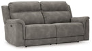 Next-Gen DuraPella Power Reclining Sofa - Faith Furniture (Manhattan, KS)