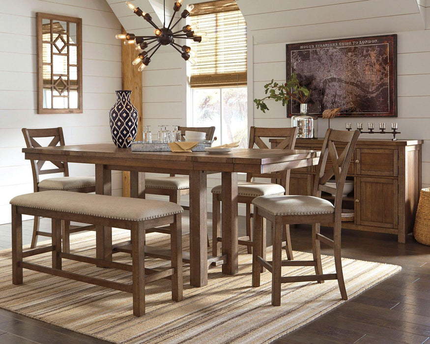 Moriville Counter Height Dining Set - Faith Furniture (Manhattan, KS)