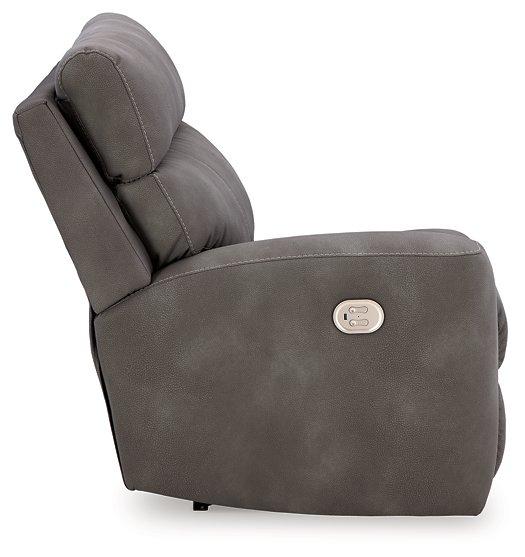 Next-Gen DuraPella Power Reclining Sectional Loveseat - Faith Furniture (Manhattan, KS)