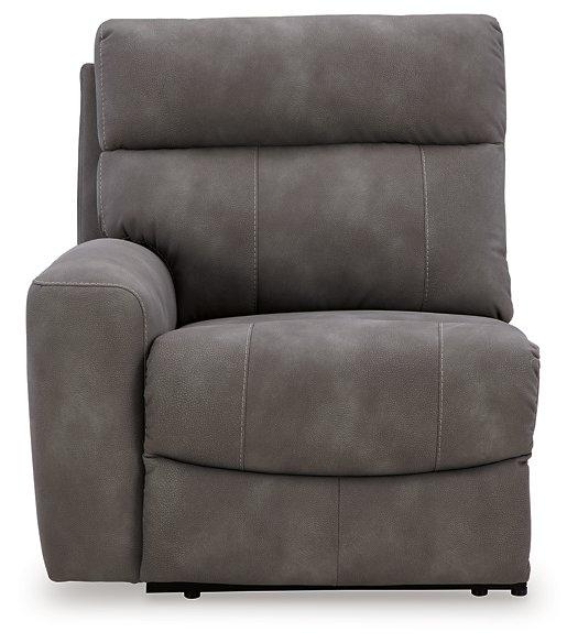 Next-Gen DuraPella Power Reclining Sectional Loveseat with Console - Faith Furniture (Manhattan, KS)