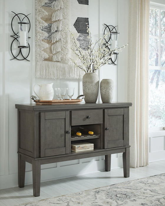 Hallanden Dining Room Set - Faith Furniture (Manhattan, KS)