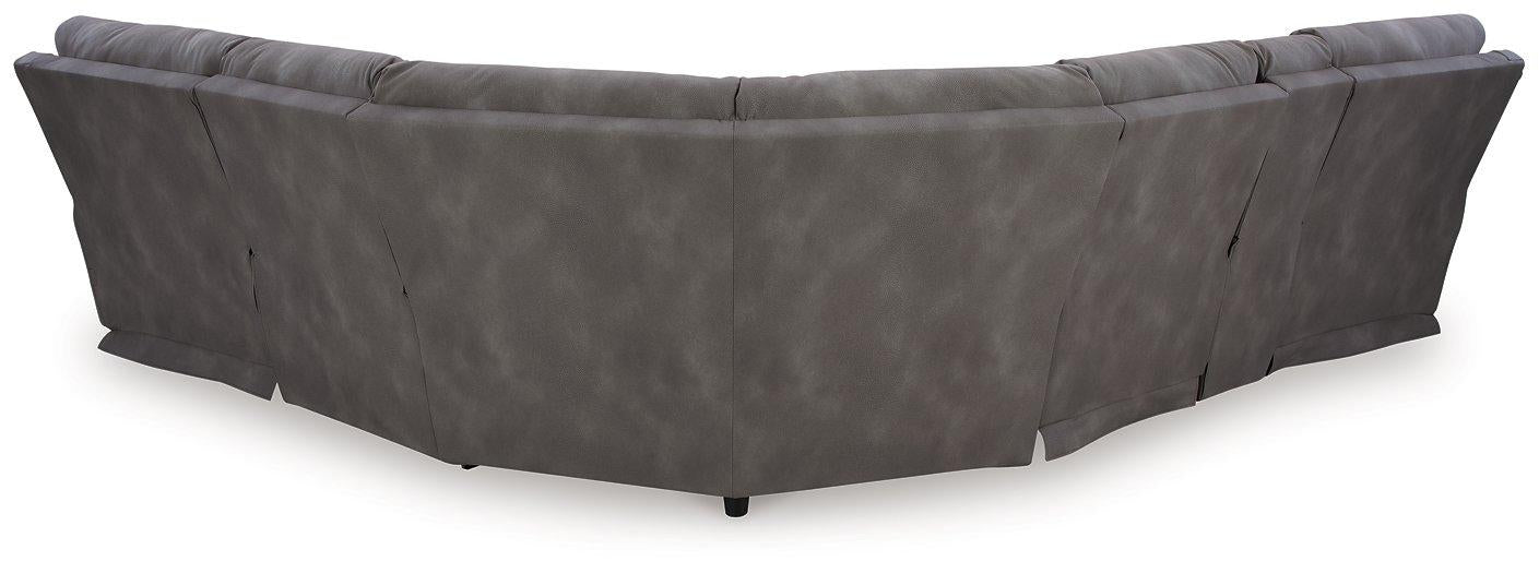 Next-Gen DuraPella Power Reclining Sectional - Faith Furniture (Manhattan, KS)