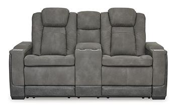 Next-Gen DuraPella Power Reclining Loveseat with Console - Faith Furniture (Manhattan, KS)