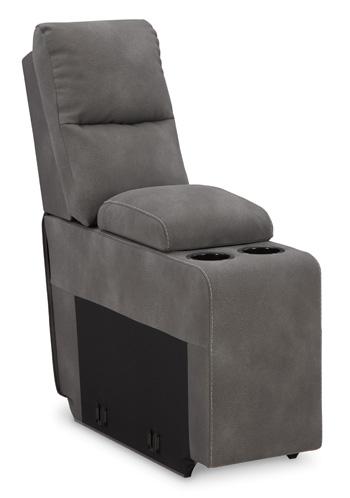 Next-Gen DuraPella Power Reclining Sectional Loveseat with Console - Faith Furniture (Manhattan, KS)