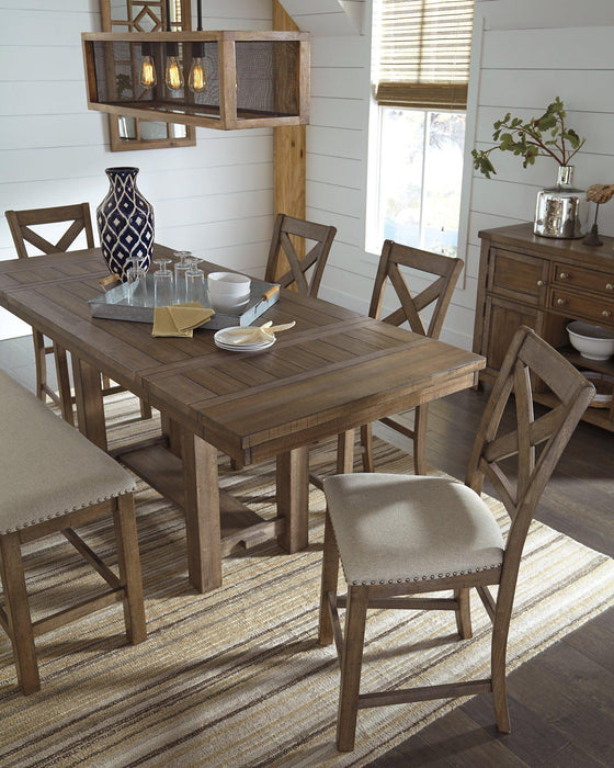 Moriville Counter Height Dining Set - Faith Furniture (Manhattan, KS)