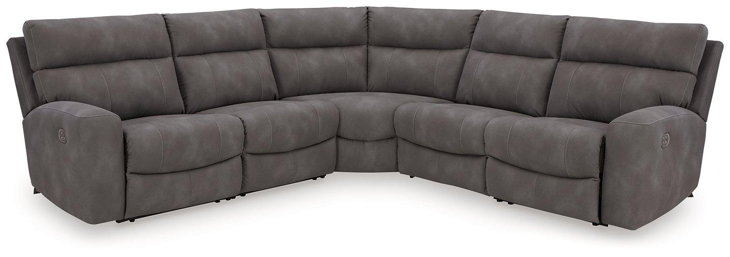 Next-Gen DuraPella Power Reclining Sectional - Faith Furniture (Manhattan, KS)