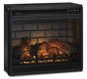 Wildenauer 76" TV Stand with Electric Fireplace - Faith Furniture (Manhattan, KS)