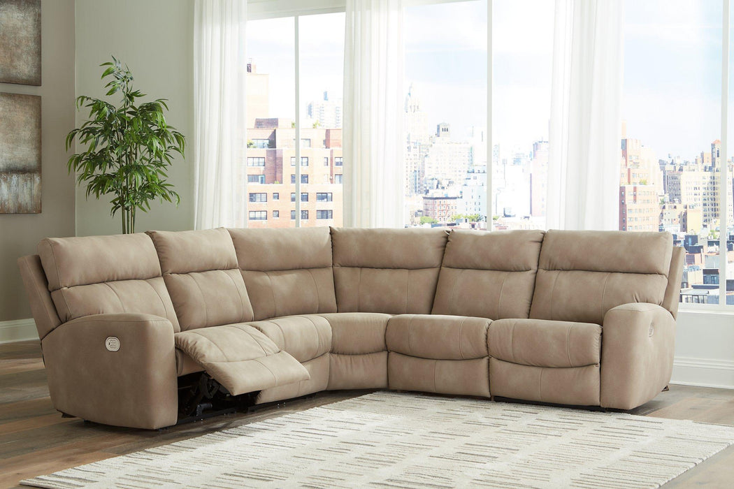 Next-Gen DuraPella Power Reclining Sectional - Faith Furniture (Manhattan, KS)