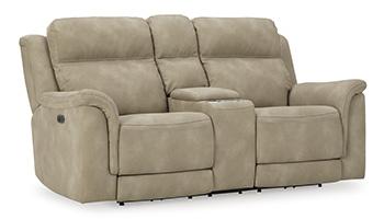 Next-Gen DuraPella Power Reclining Loveseat with Console - Faith Furniture (Manhattan, KS)