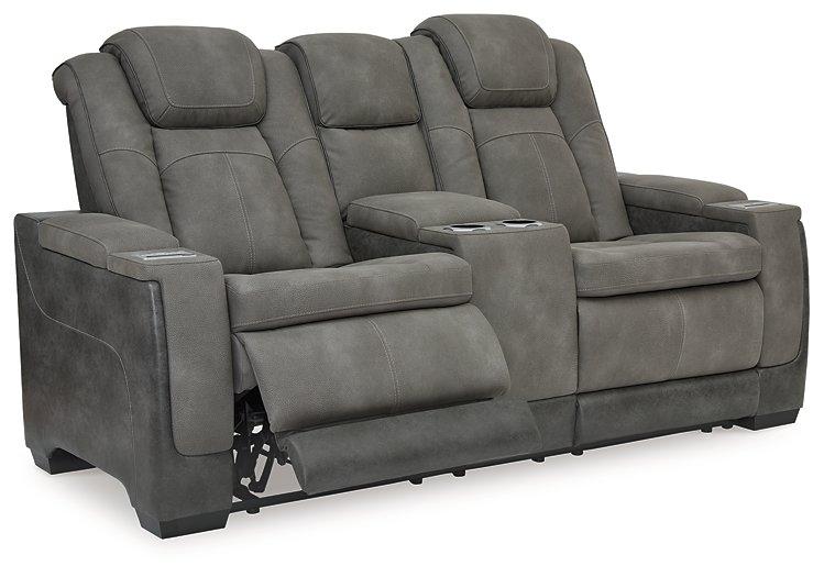 Next-Gen DuraPella Power Reclining Loveseat with Console - Faith Furniture (Manhattan, KS)