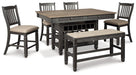 Tyler Creek Counter Height Dining Set - Faith Furniture (Manhattan, KS)
