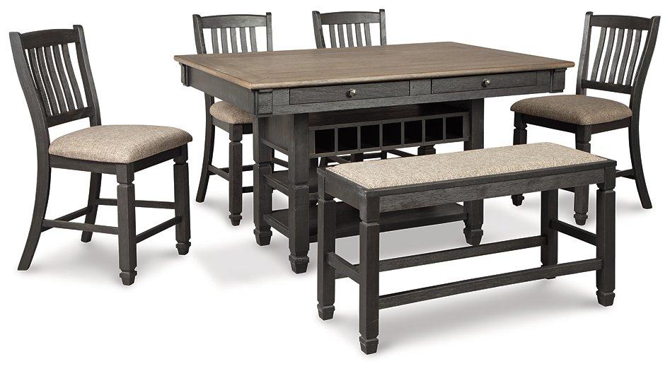 Tyler Creek Counter Height Dining Set - Faith Furniture (Manhattan, KS)