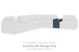 Modmax Sectional with Audio System - Faith Furniture (Manhattan, KS)