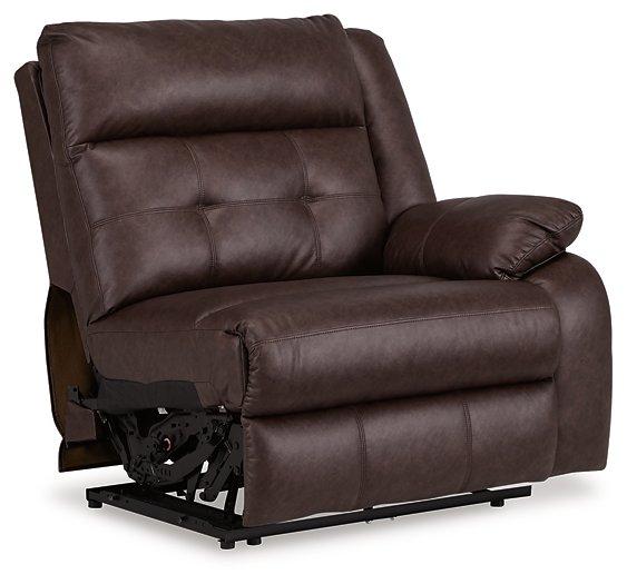 Punch Up Power Reclining Sectional Loveseat with Console - Faith Furniture (Manhattan, KS)